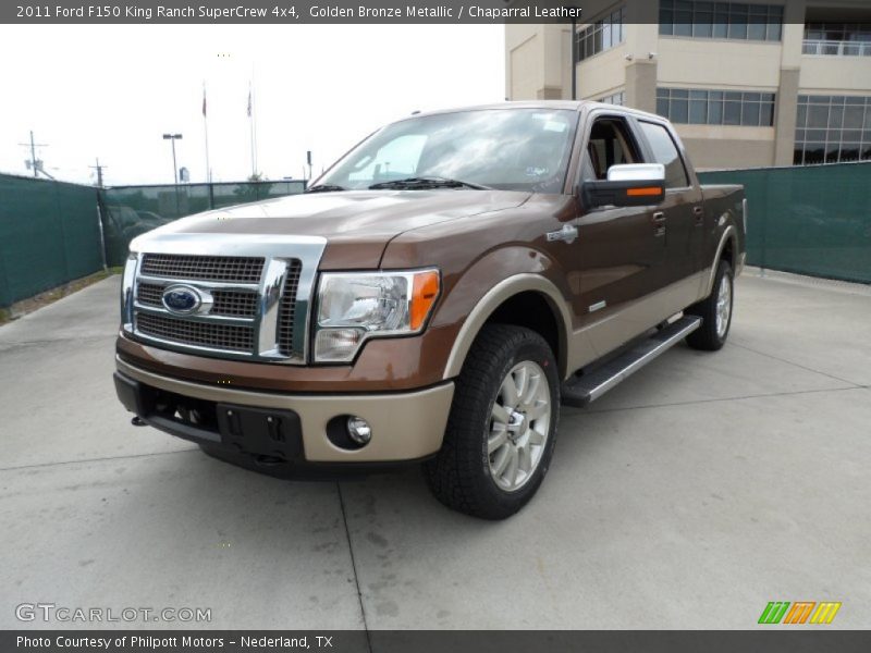 Golden Bronze Metallic / Chaparral Leather 2011 Ford F150 King Ranch SuperCrew 4x4