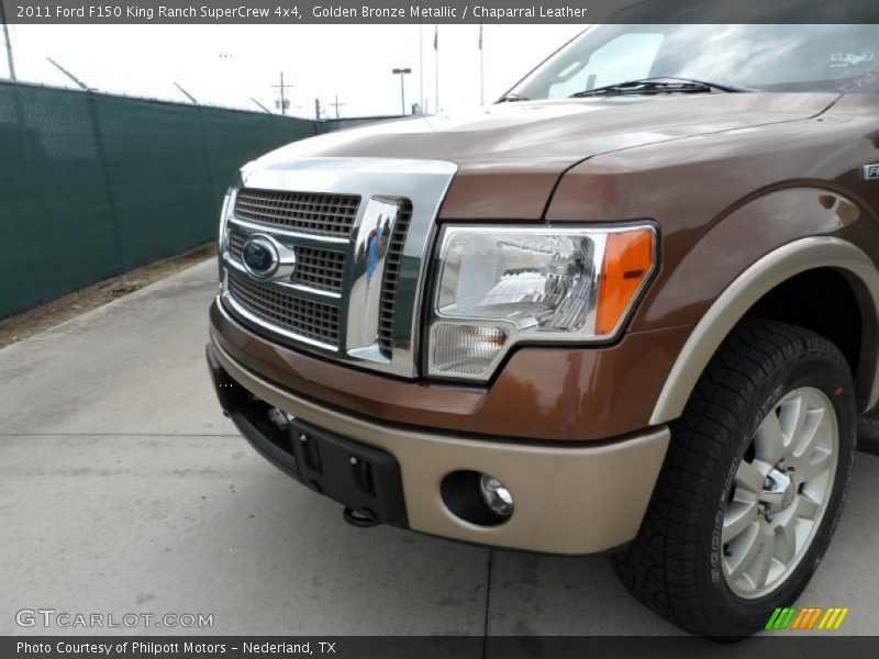 Golden Bronze Metallic / Chaparral Leather 2011 Ford F150 King Ranch SuperCrew 4x4
