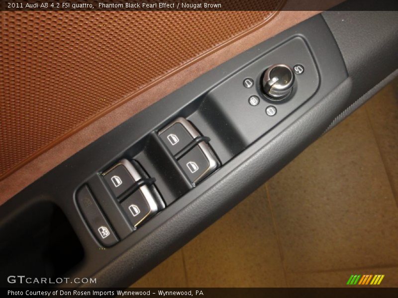 Phantom Black Pearl Effect / Nougat Brown 2011 Audi A8 4.2 FSI quattro
