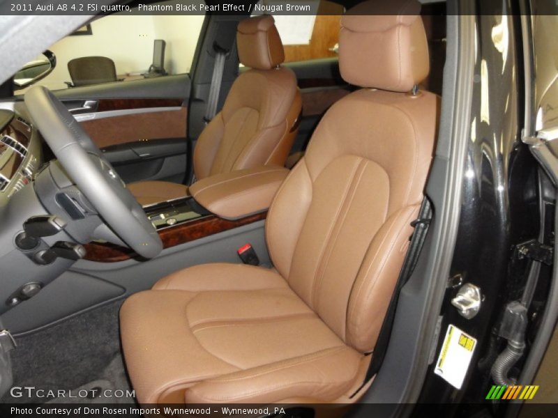  2011 A8 4.2 FSI quattro Nougat Brown Interior
