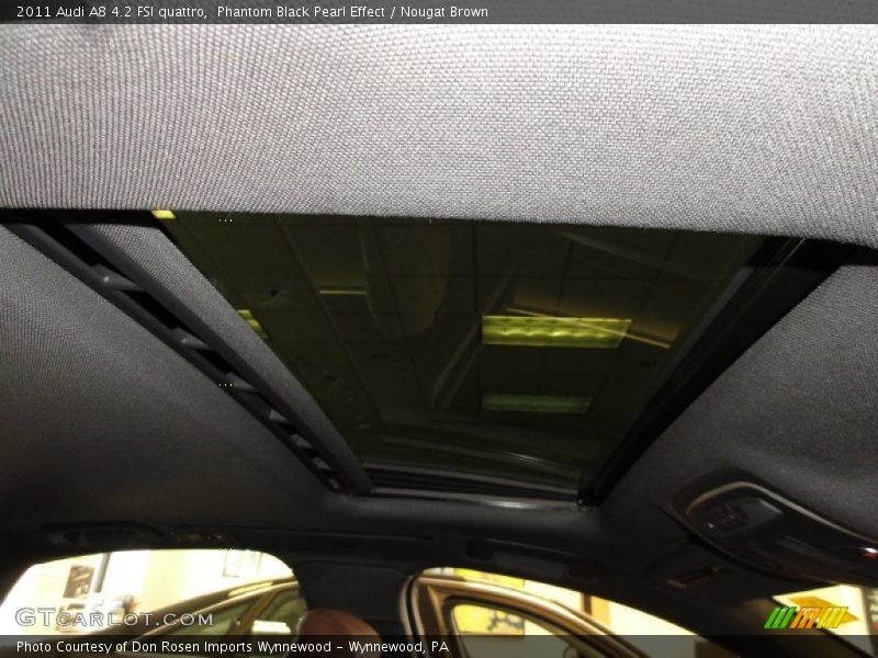 Phantom Black Pearl Effect / Nougat Brown 2011 Audi A8 4.2 FSI quattro