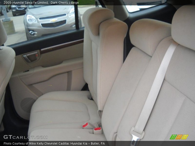 Dark Cherry / Beige 2009 Hyundai Santa Fe Limited