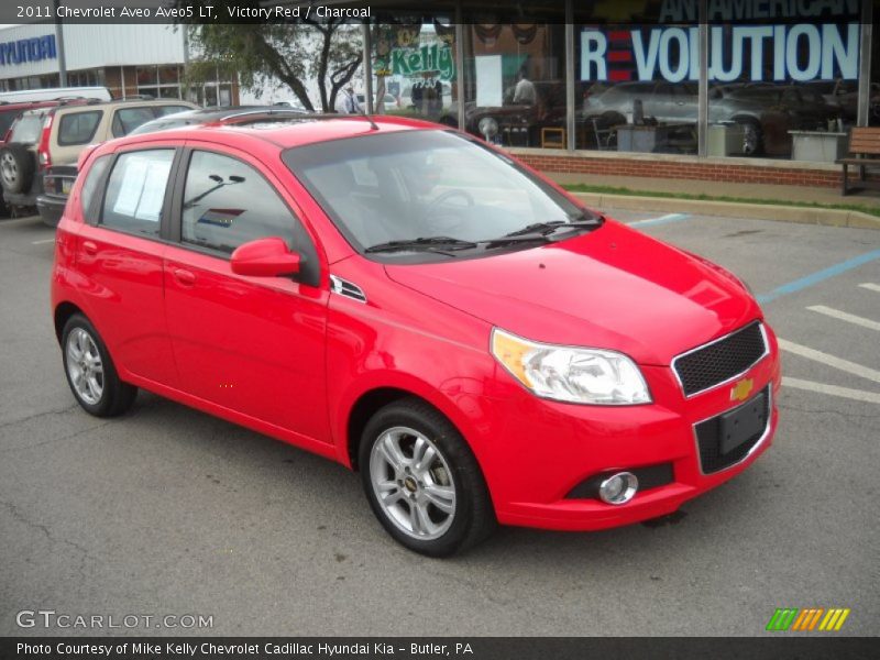 Victory Red / Charcoal 2011 Chevrolet Aveo Aveo5 LT
