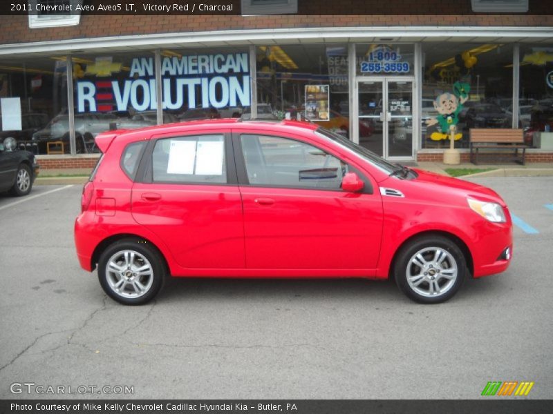 Victory Red / Charcoal 2011 Chevrolet Aveo Aveo5 LT