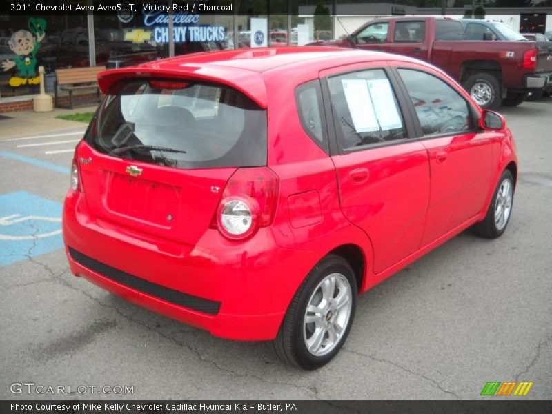 Victory Red / Charcoal 2011 Chevrolet Aveo Aveo5 LT