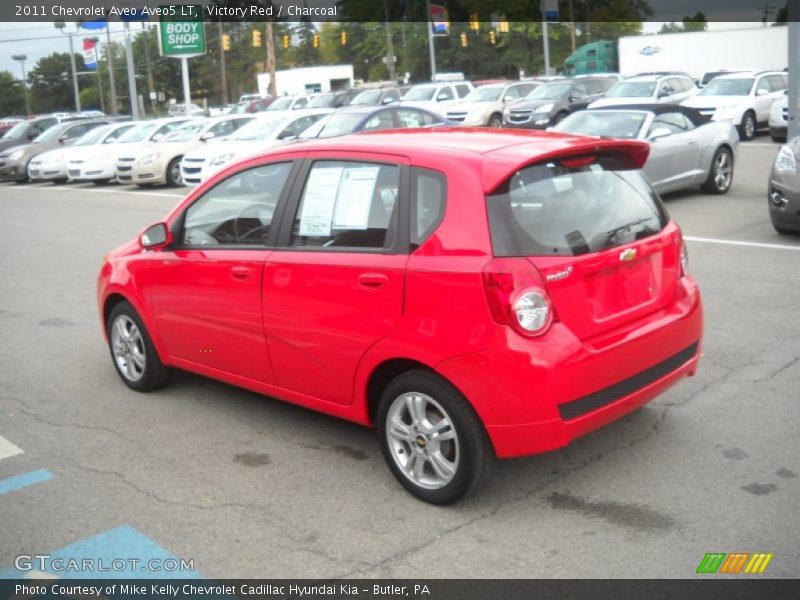 Victory Red / Charcoal 2011 Chevrolet Aveo Aveo5 LT