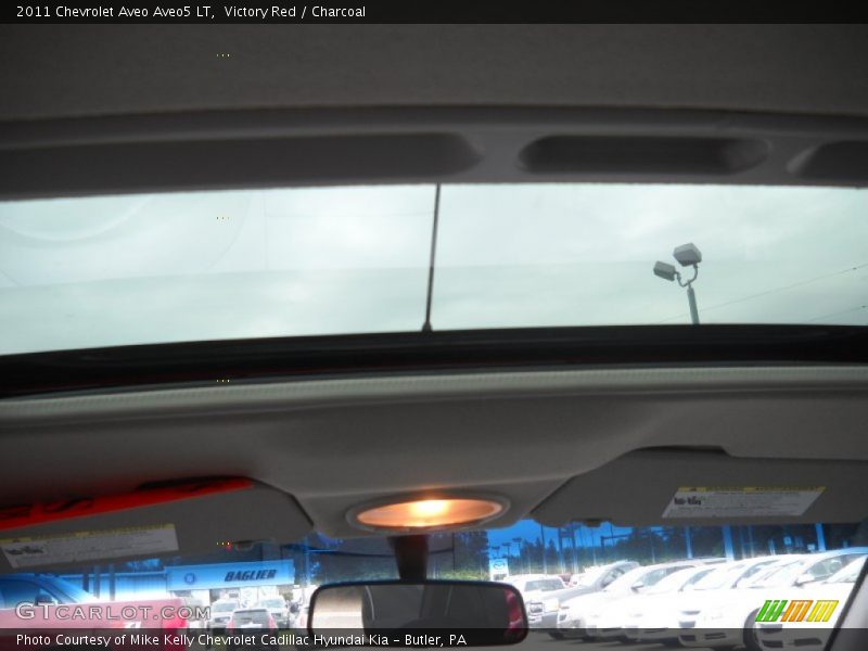 Victory Red / Charcoal 2011 Chevrolet Aveo Aveo5 LT