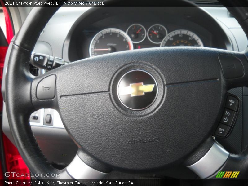 Victory Red / Charcoal 2011 Chevrolet Aveo Aveo5 LT
