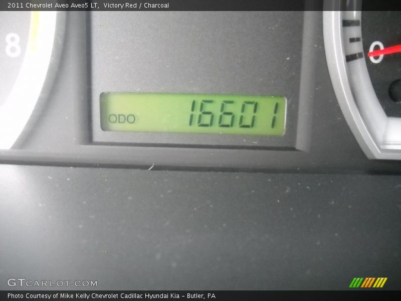 Victory Red / Charcoal 2011 Chevrolet Aveo Aveo5 LT