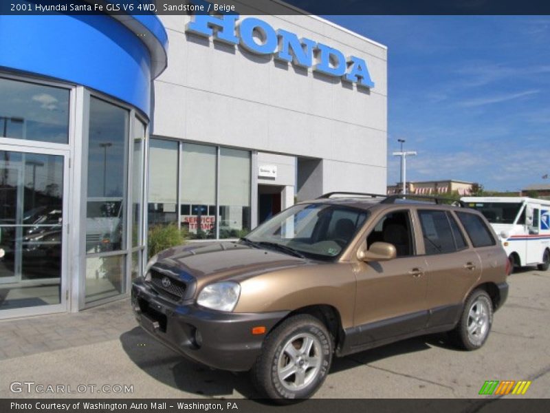 Sandstone / Beige 2001 Hyundai Santa Fe GLS V6 4WD