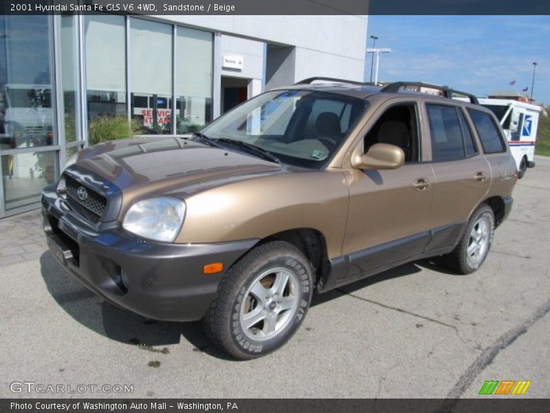 Sandstone / Beige 2001 Hyundai Santa Fe GLS V6 4WD