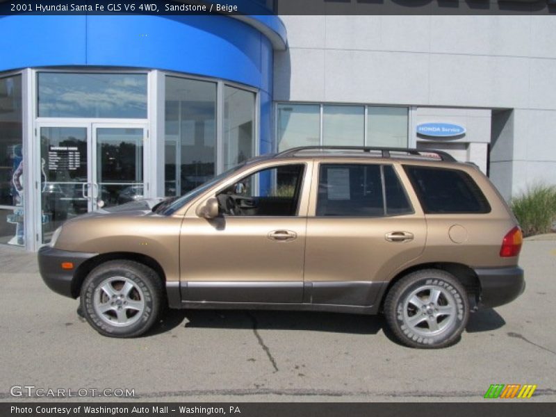 Sandstone / Beige 2001 Hyundai Santa Fe GLS V6 4WD