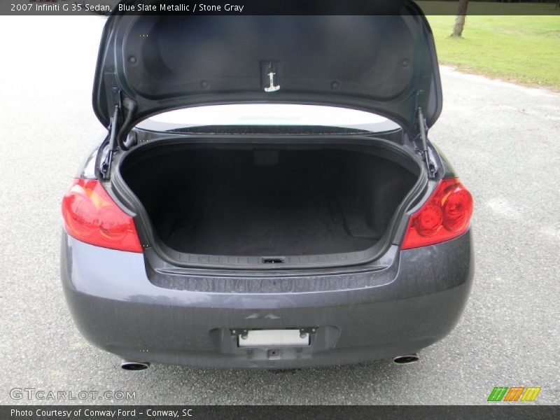 Blue Slate Metallic / Stone Gray 2007 Infiniti G 35 Sedan