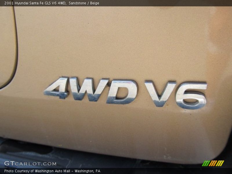 Sandstone / Beige 2001 Hyundai Santa Fe GLS V6 4WD