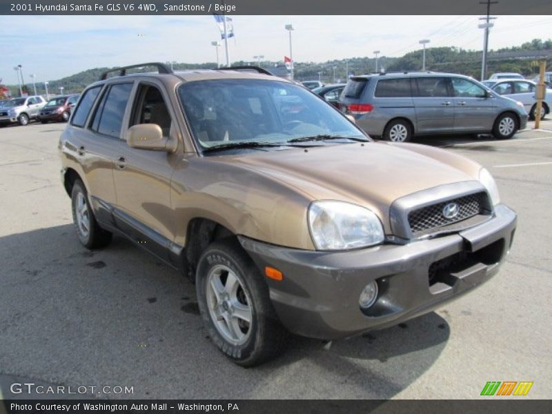 Sandstone / Beige 2001 Hyundai Santa Fe GLS V6 4WD