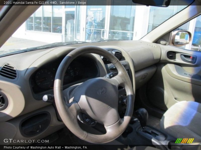 Sandstone / Beige 2001 Hyundai Santa Fe GLS V6 4WD