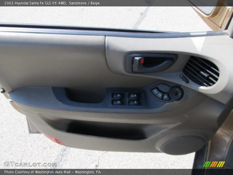 Sandstone / Beige 2001 Hyundai Santa Fe GLS V6 4WD