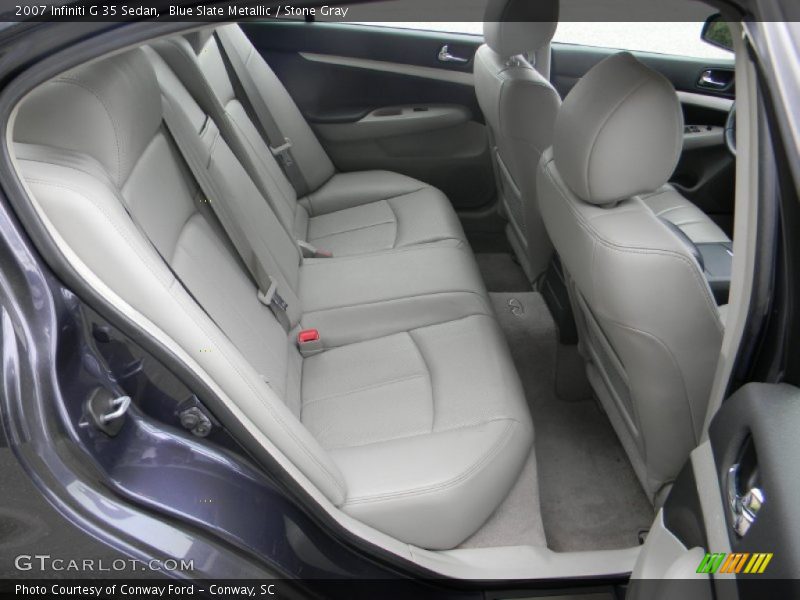Blue Slate Metallic / Stone Gray 2007 Infiniti G 35 Sedan