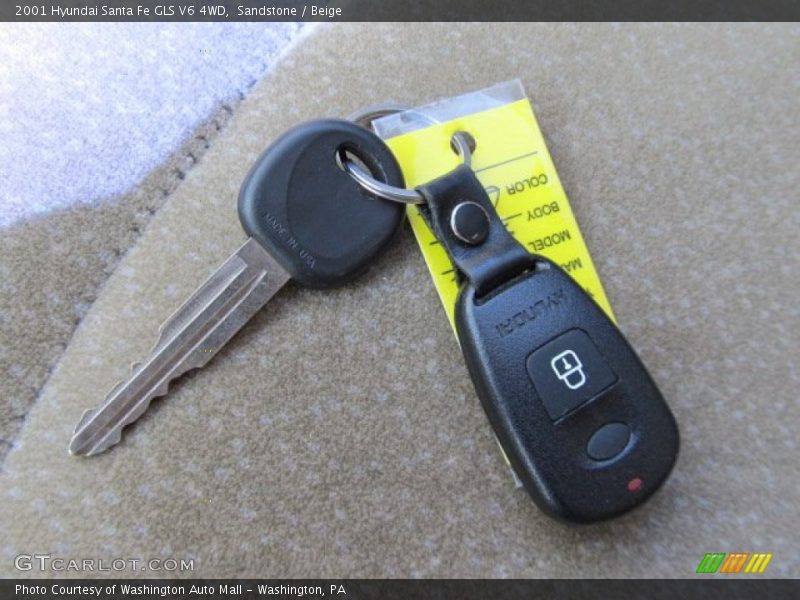Sandstone / Beige 2001 Hyundai Santa Fe GLS V6 4WD