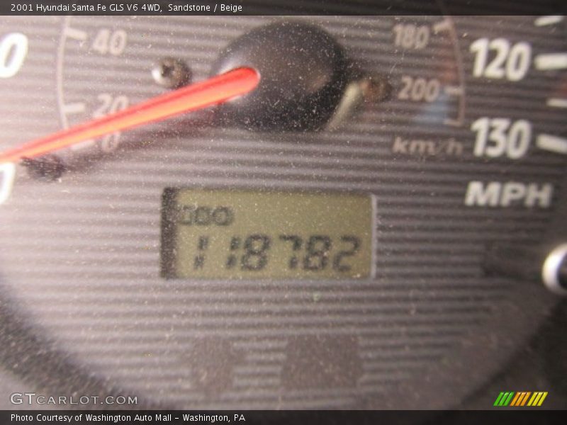 Sandstone / Beige 2001 Hyundai Santa Fe GLS V6 4WD