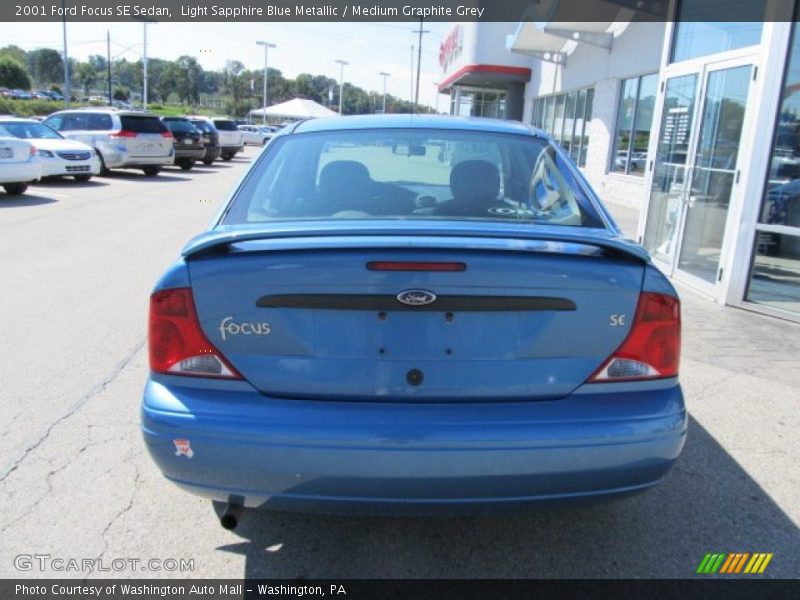 Light Sapphire Blue Metallic / Medium Graphite Grey 2001 Ford Focus SE Sedan