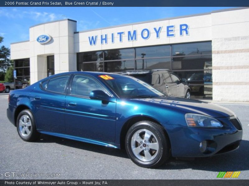 Blue Green Crystal / Ebony 2006 Pontiac Grand Prix Sedan