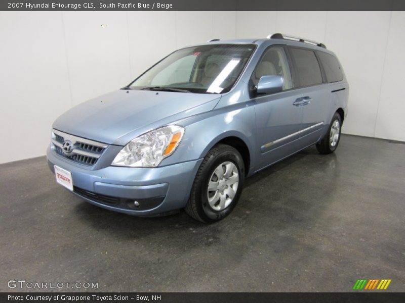 South Pacific Blue / Beige 2007 Hyundai Entourage GLS