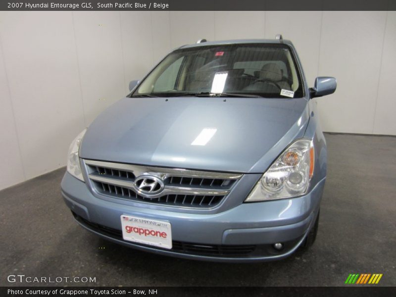 South Pacific Blue / Beige 2007 Hyundai Entourage GLS