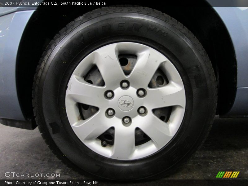 South Pacific Blue / Beige 2007 Hyundai Entourage GLS