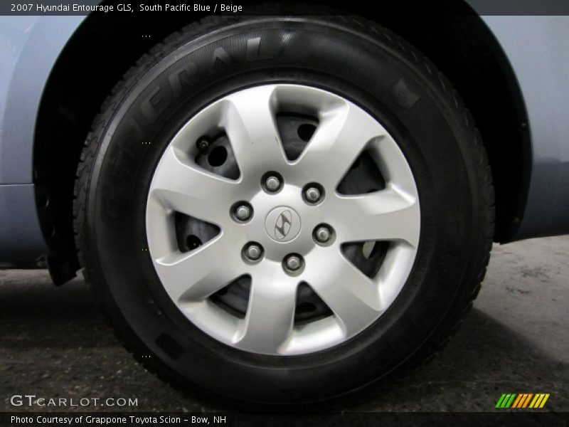 South Pacific Blue / Beige 2007 Hyundai Entourage GLS