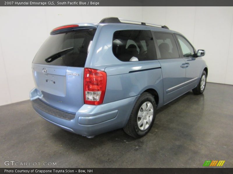 South Pacific Blue / Beige 2007 Hyundai Entourage GLS