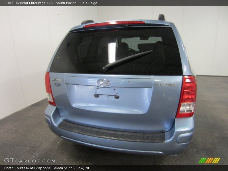 South Pacific Blue / Beige 2007 Hyundai Entourage GLS