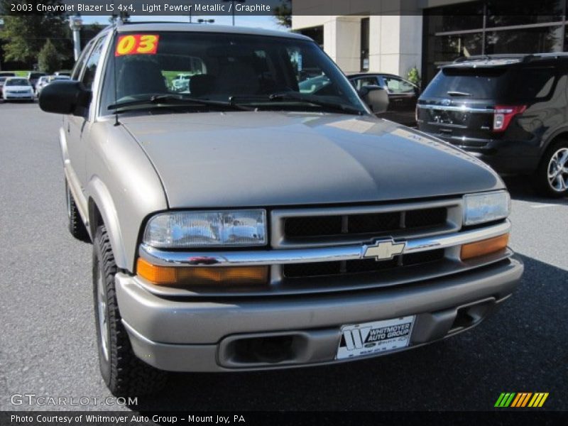 Light Pewter Metallic / Graphite 2003 Chevrolet Blazer LS 4x4
