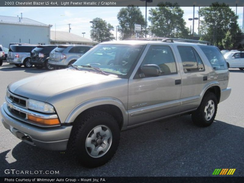 Light Pewter Metallic / Graphite 2003 Chevrolet Blazer LS 4x4