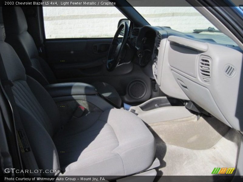 Light Pewter Metallic / Graphite 2003 Chevrolet Blazer LS 4x4