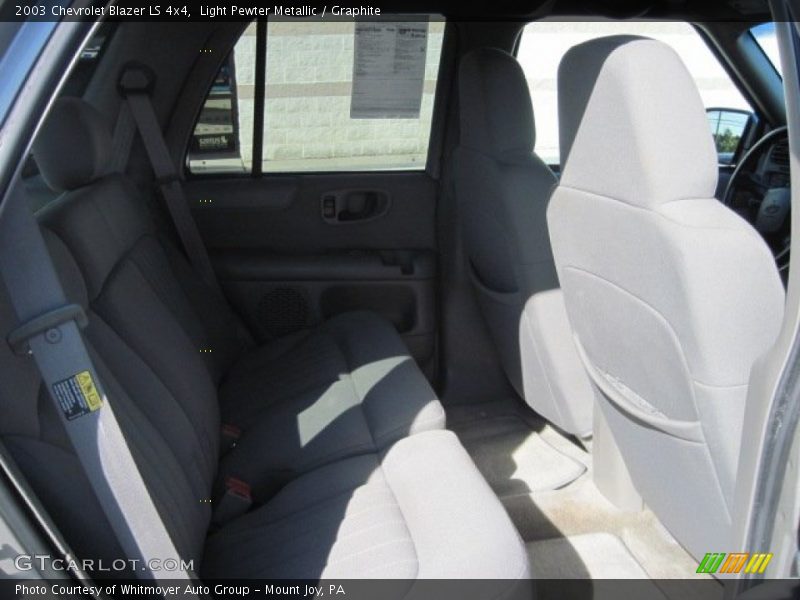 Light Pewter Metallic / Graphite 2003 Chevrolet Blazer LS 4x4