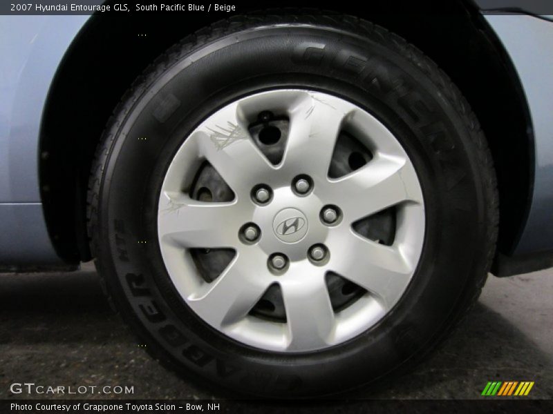 South Pacific Blue / Beige 2007 Hyundai Entourage GLS