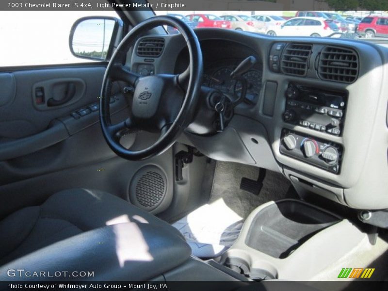 Light Pewter Metallic / Graphite 2003 Chevrolet Blazer LS 4x4