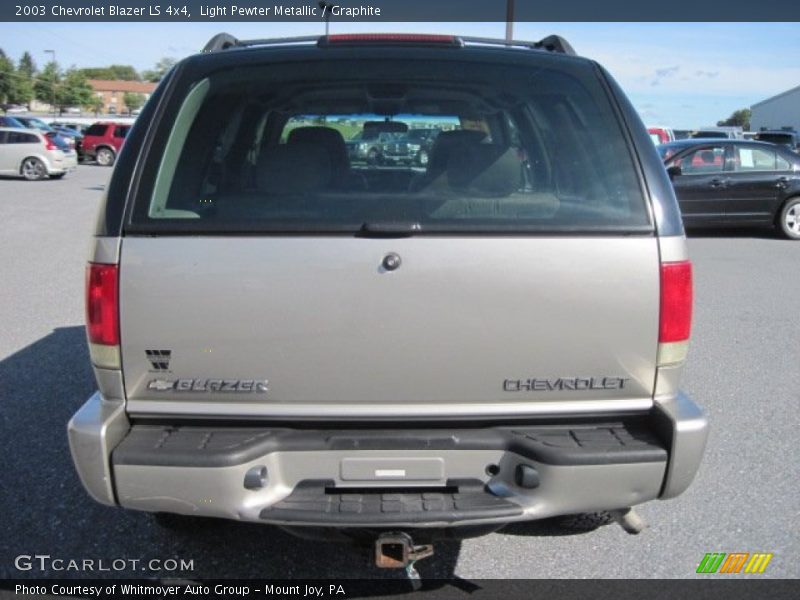 Light Pewter Metallic / Graphite 2003 Chevrolet Blazer LS 4x4
