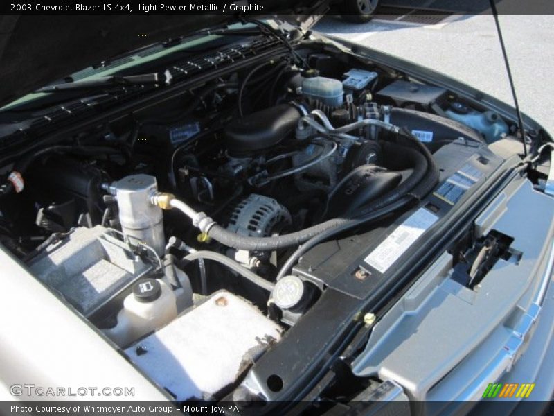 Light Pewter Metallic / Graphite 2003 Chevrolet Blazer LS 4x4