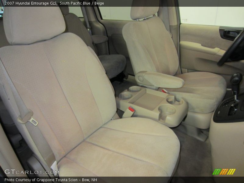 South Pacific Blue / Beige 2007 Hyundai Entourage GLS