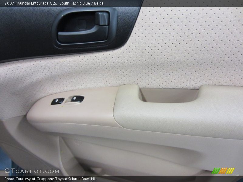 South Pacific Blue / Beige 2007 Hyundai Entourage GLS