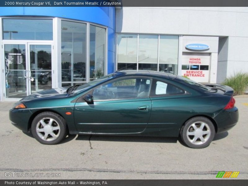 Dark Tourmaline Metallic / Graystone 2000 Mercury Cougar V6