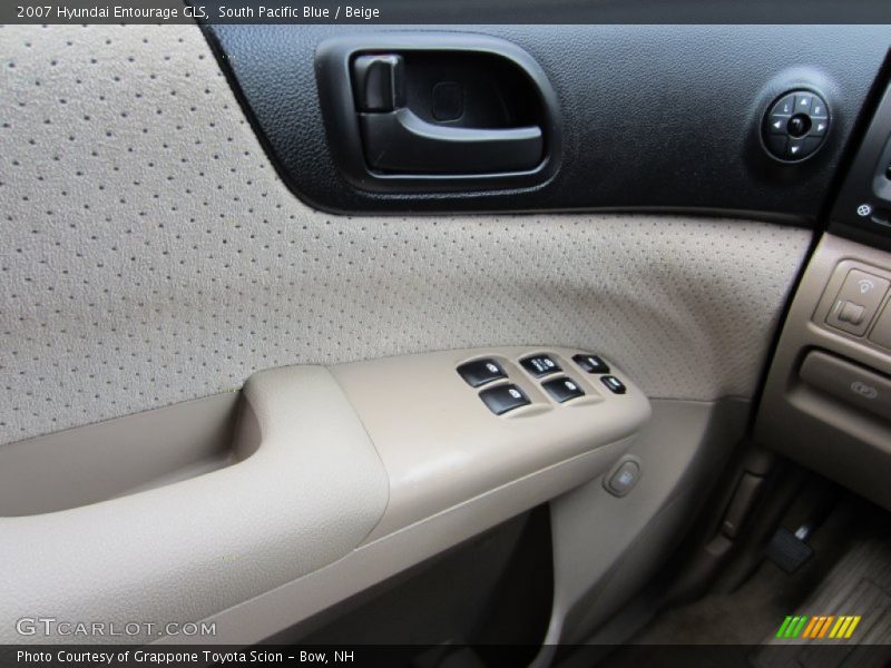South Pacific Blue / Beige 2007 Hyundai Entourage GLS