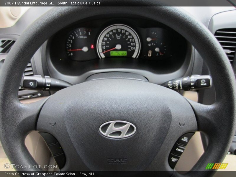 South Pacific Blue / Beige 2007 Hyundai Entourage GLS