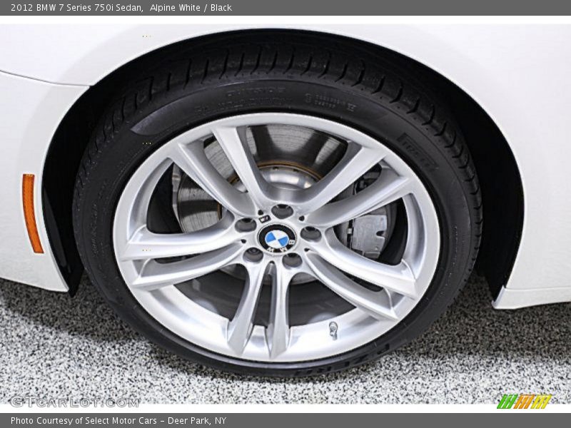 Alpine White / Black 2012 BMW 7 Series 750i Sedan