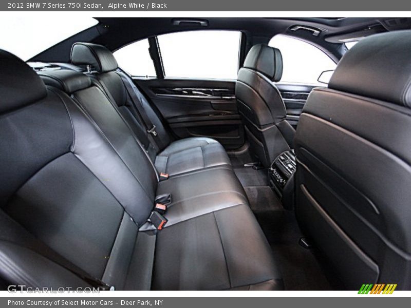 Alpine White / Black 2012 BMW 7 Series 750i Sedan