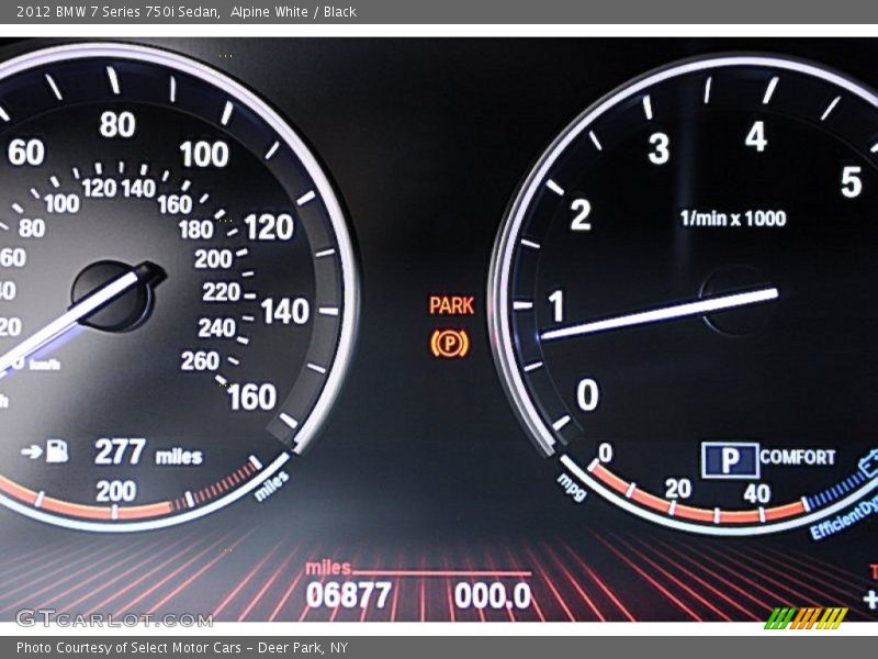 Alpine White / Black 2012 BMW 7 Series 750i Sedan