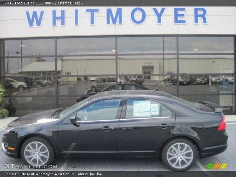 Black / Charcoal Black 2012 Ford Fusion SEL