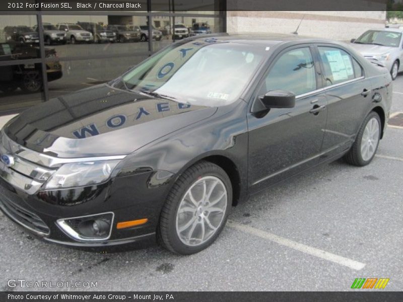 Black / Charcoal Black 2012 Ford Fusion SEL